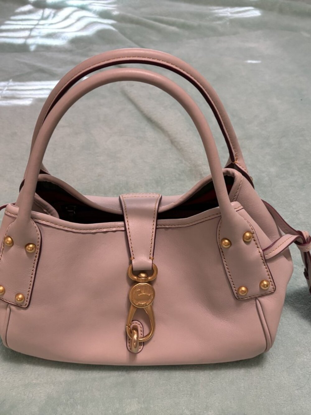 Dooney and Bourke Small Logo Lock Satcel